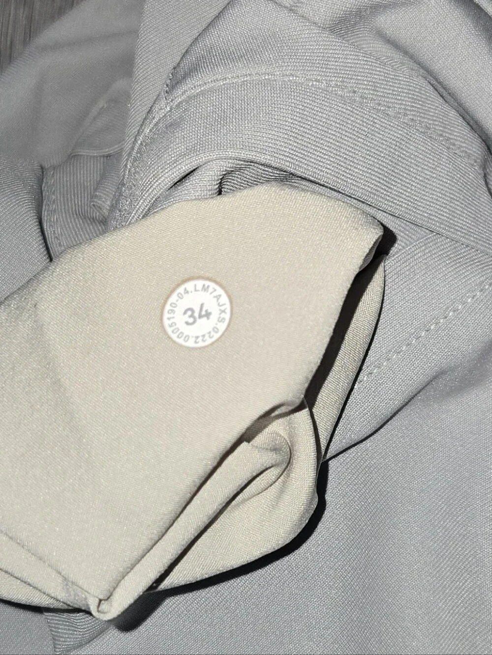 lululemon athletica Men's Light Gray Flat Front Performance Shorts